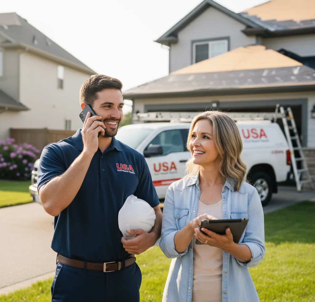 USA Roof Repair Experts customer support in Ottsville